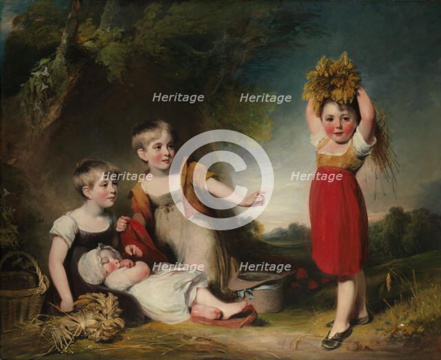 The Grandchildren of Sir William Heathcote, 3rd Baronet. Creator: William Owen.