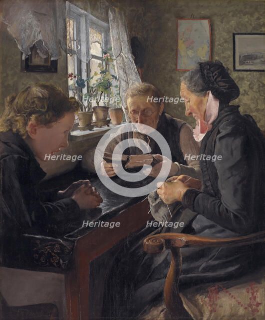 The Grandparents' Sunday, 1898. Creator: Laurits Andersen Ring.