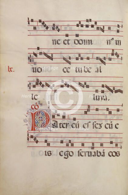 The Gradual. Initial P, c. 1500. Artist: Antonio da Monza (active 1480-1505)