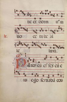 The Gradual. Initial P, c. 1500. Artist: Antonio da Monza (active 1480-1505)