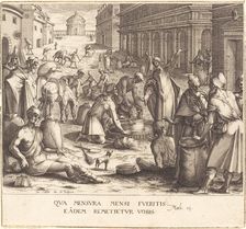 The Grain Weighers, 1608/1611. Creator: Jacques Callot