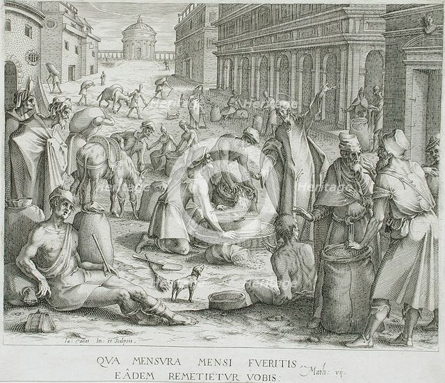 The Grain Weighers, between circa 1610 and circa 1612. Creator: Jacques Callot.