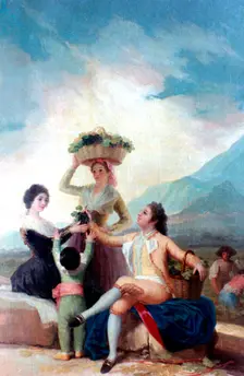 The Grape Harvest 1786-1787. Artist: Francisco Goya