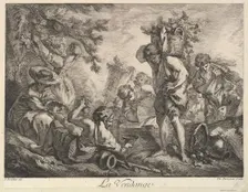 The Grape Harvest. Creator: Philippe Louis Parizeau