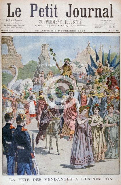 The grape harvest festival, Universal Exhibition of 1900, Paris, 1900. Artist: Unknown
