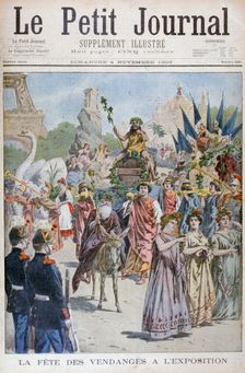The grape harvest festival, Universal Exhibition of 1900, Paris, 1900