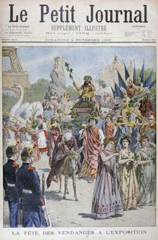 The grape harvest festival, Universal Exhibition of 1900, Paris, 1900