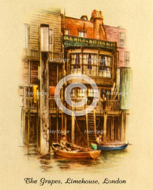 'The Grapes, Limehouse, London', 1936.   Creator: Unknown.
