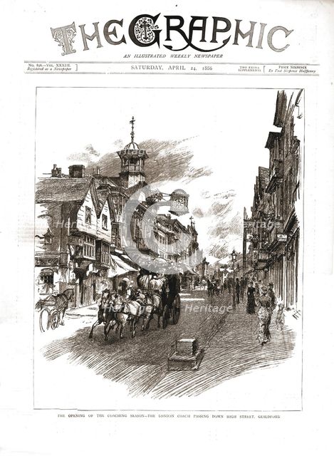 'The Graphic, Front Cover April 24th.1886', 1886.  Creator: Unknown.