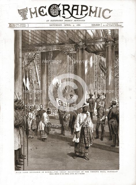 'The Graphic, Front Cover April 3.1886', 1886.  Creator: Unknown.