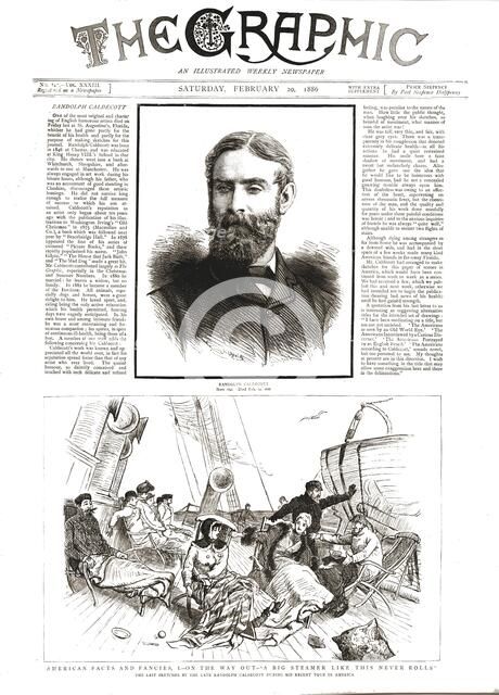 'The Graphic, Front Cover February 20th. 1886', 1886.  Creator: Unknown.