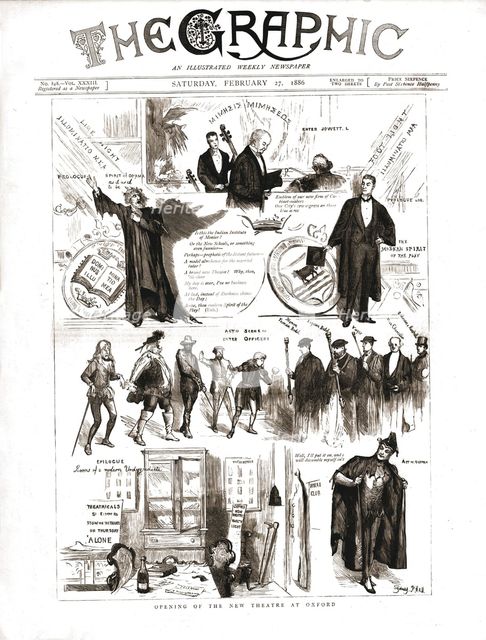 'The Graphic, Front Cover February 27th. 1886', 1886.  Creator: Unknown.