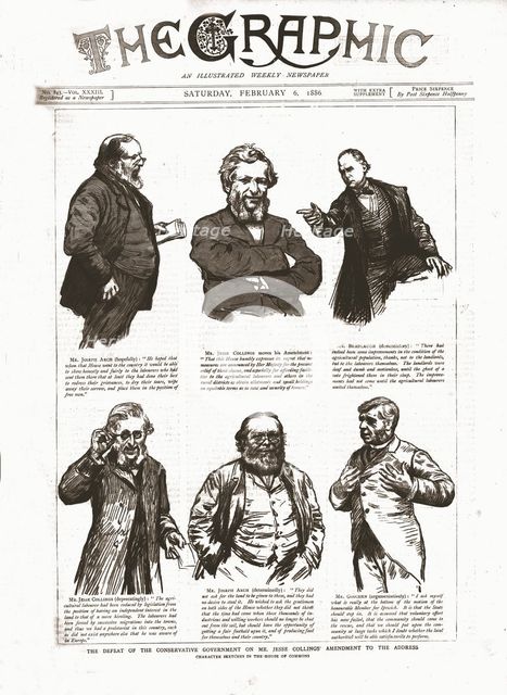 'The Graphic, Front Cover February 6th. 1886', 1886.  Creator: Unknown.