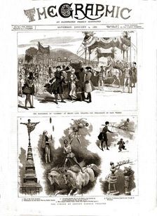 The Graphic, Front Cover January 9th. 1886 1886. Creator: Unknown