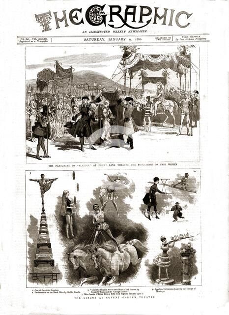 'The Graphic, Front Cover January 9th. 1886', 1886.  Creator: Unknown.