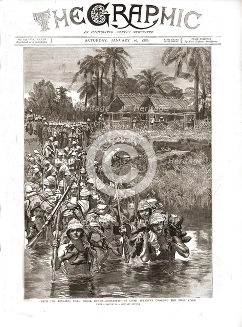 'The Graphic, Front Cover January 16th. 1886', 1886.  Creator: Unknown.