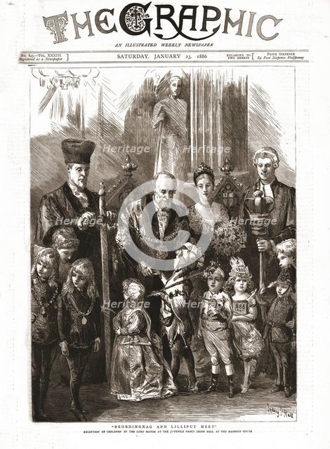 'The Graphic, Front Cover January 23rd. 1886', 1886.  Creator: Sydney Prior Hall.