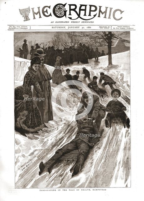 'The Graphic, Front Cover January 30th. 1886', 1886.  Creator: Lucien Davis.