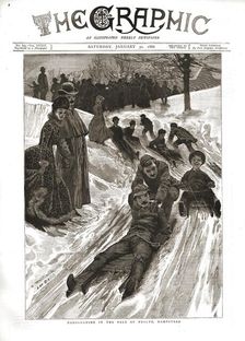 The Graphic, Front Cover January 30th. 1886 1886. Creator: Lucien Davis