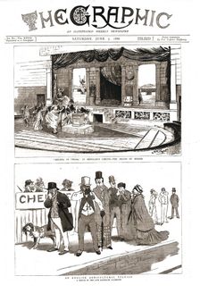 The Graphic, Front Cover June 5th. 1886 1886. Creators: Unknown, HM Pagel