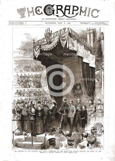 'The Graphic, Front Cover May 8th. 1886', 1886.  Creator: Unknown.