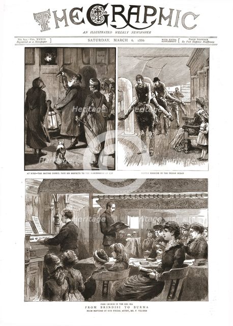 'The Graphic, Front Cover March 6th.1886', 1886.  Creator: Unknown.