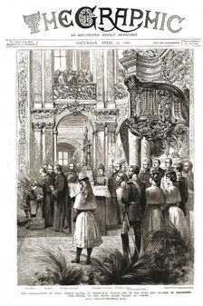 The Graphic, Front Cover Saturday April 12, 1890 1890. Creator: Unknown