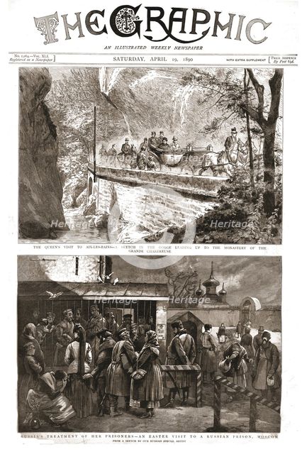 ''The Graphic, Front Cover Saturday April 19, 1890', 1890. Creator: Unknown.