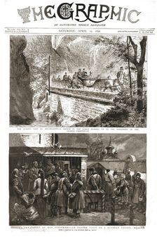 'The Graphic, Front Cover Saturday April 19, 1890 1890. Creator: Unknown