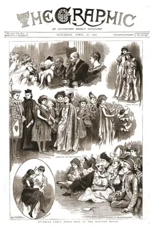 'The Graphic, Front Cover Saturday April 26, 1890 1890. Creator: Unknown