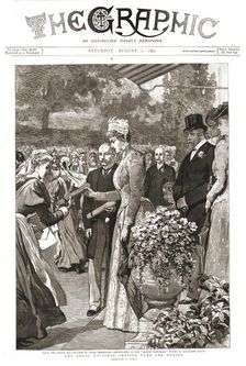 'The Graphic, Front Cover Saturday, August 1, 1891 1891. Creator: W Small