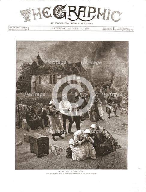 ''The Graphic, Front Cover Saturday August 11th. 1888', 1888. Creator: Unknown.