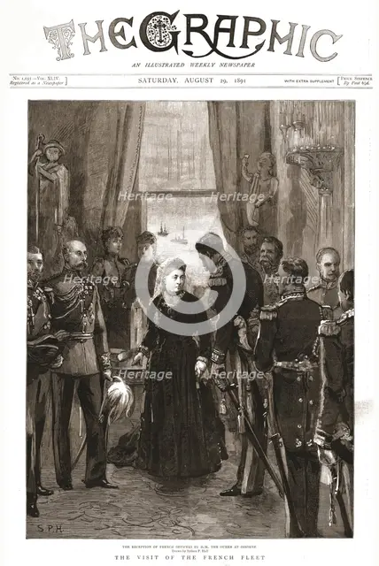 ''The Graphic, Front Cover Saturday, August 29, 1891', 1891. Creator: Sydney Prior Hall.