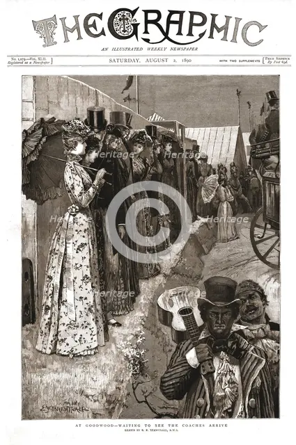 ''The Graphic, Front Cover Saturday August 2, 1890', 1890. Creator: Unknown.