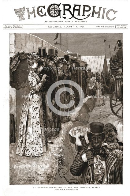 ''The Graphic, Front Cover Saturday August 2, 1890', 1890. Creator: Unknown.