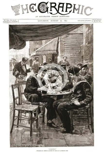 ''The Graphic, Front Cover Saturday, August 22, 1891', 1891. Creator: William Hatherell.