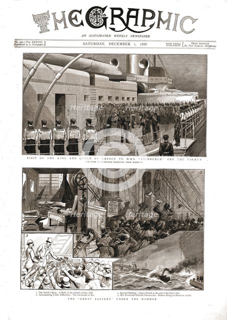 ''The Graphic, Front Cover Saturday December 1. 1888', 1888. Creator: Unknown.