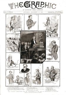 'The Graphic, Front Cover Saturday December 15. 1888 1888. Creator: Unknown