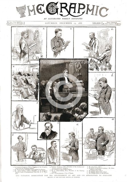 ''The Graphic, Front Cover Saturday December 15. 1888', 1888. Creator: Unknown.