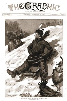 'The Graphic, Front Cover Saturday, December 26, 1891 1891. Creator: Sydney Prior Hall