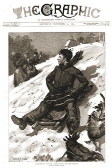 'The Graphic, Front Cover Saturday, December 26, 1891 1891. Creator: Sydney Prior Hall