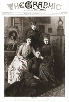 'The Graphic, Front Cover Saturday, December 27, 1890 1890. Creator: Unknown
