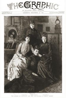 'The Graphic, Front Cover Saturday, December 27, 1890 1890. Creator: Unknown