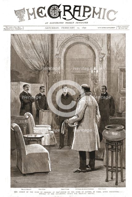 ''The Graphic, Front Cover Saturday February 15,1890', 1890. Creator: Unknown.