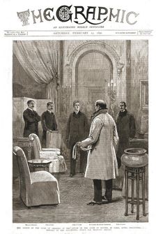 'The Graphic, Front Cover Saturday February 15,1890 1890. Creator: Unknown