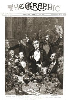 'The Graphic, Front Cover Saturday February 22,1890 1890. Creator: Unknown
