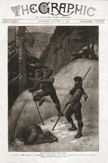 'The Graphic, Front Cover Saturday January 4. 1890 1890. Creator: Charles Edwin Fripp