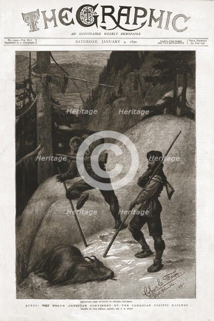 ''The Graphic, Front Cover Saturday January 4. 1890',1890. Creator: Charles Edwin Fripp.