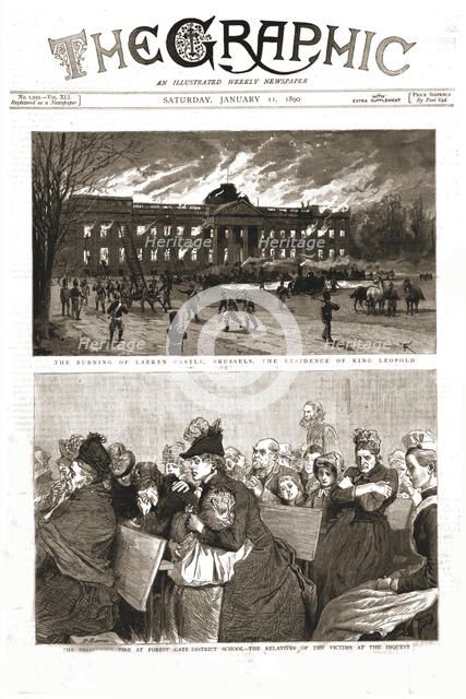 ''The Graphic, Front Cover Saturday January 11. 1890',1890. Creator: Charles Edwin Fripp.