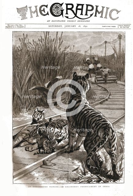 ''The Graphic, Front Cover Saturday January 18. 1890',1890. Creator: Charles Edwin Fripp.